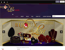 Tablet Screenshot of bijouxdelou.com